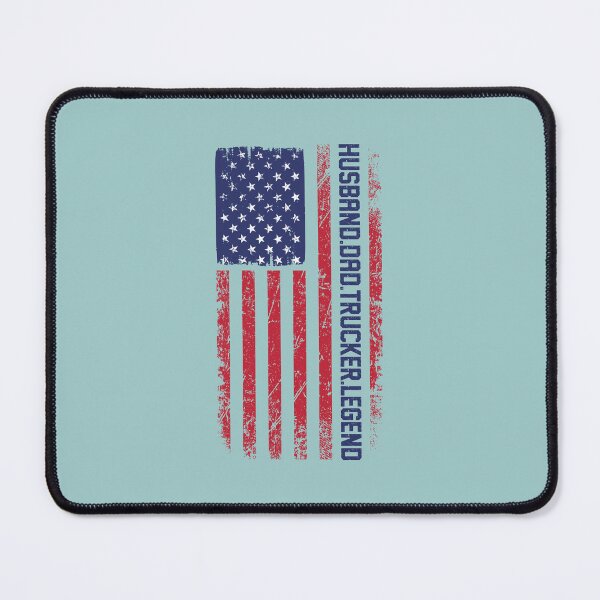 Item preview, Funny and Trendy HUSBAND DAD TRUCKER LEGEND Classic Distressed US Flag Truck Lover, Trucking Humor, Trucker Papa, Trucking Legend Slogan designed and sold by zenturtlemerch.