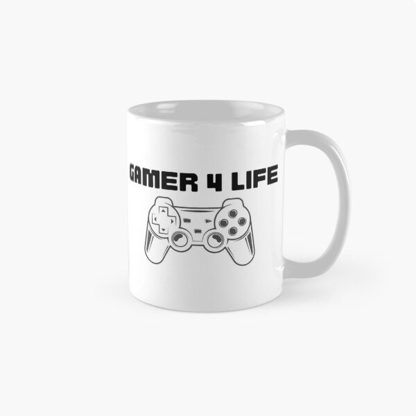 Item preview, Gamer for Life - White designed and sold by BusyMonkeys.