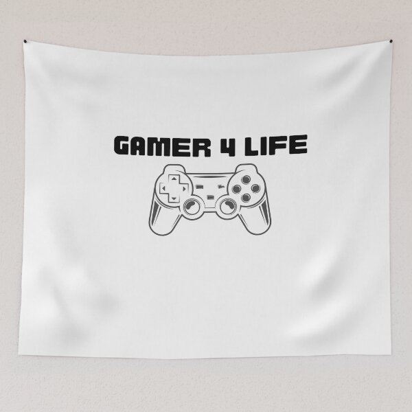 Item preview, Gamer for Life - White designed and sold by BusyMonkeys.