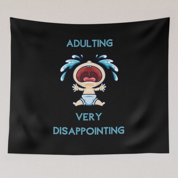 Item preview, Adulting is very disappointing designed and sold by schizarty.