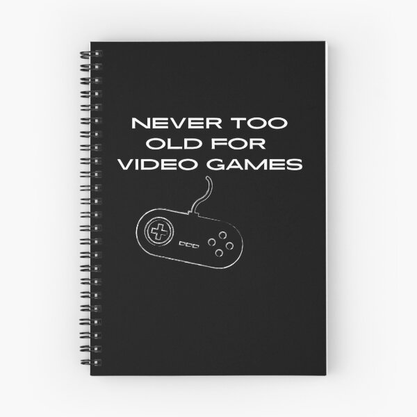 Item preview, Never too old for video games - Controller - Black designed and sold by BusyMonkeys.