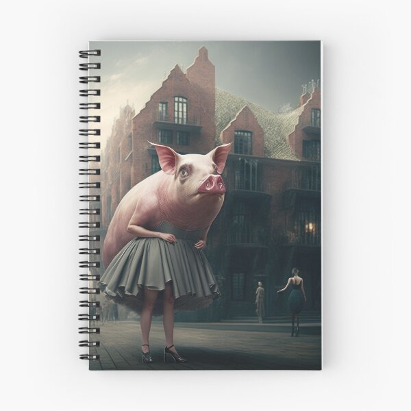 Item preview, Dressed up pig on the street designed and sold by AusraB.
