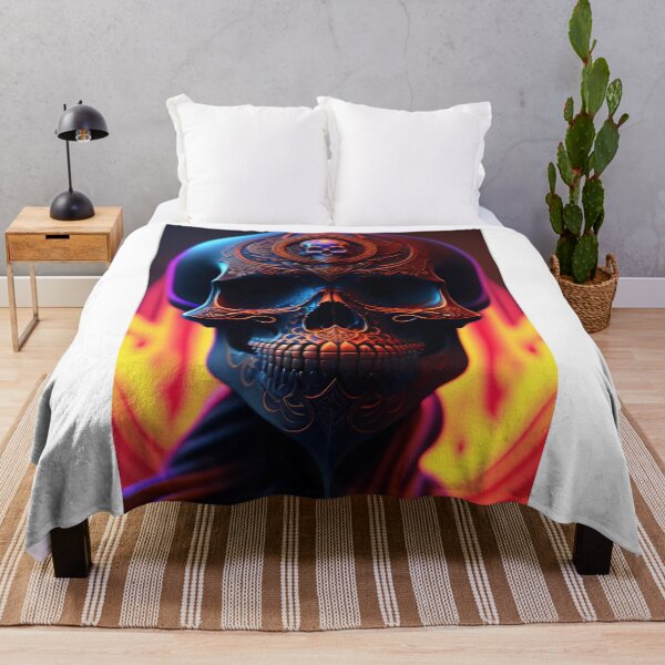 Item preview, Digital concept art of a full color Skull designed and sold by MarcusPetrus.