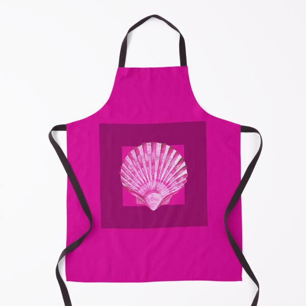 Item preview, Scallop sea shell in magenta designed and sold by LisaLeQuelenec.