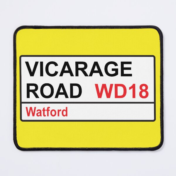 Item preview, Watford Football Team Vicarage Road Street Sign designed and sold by DelfDesign.