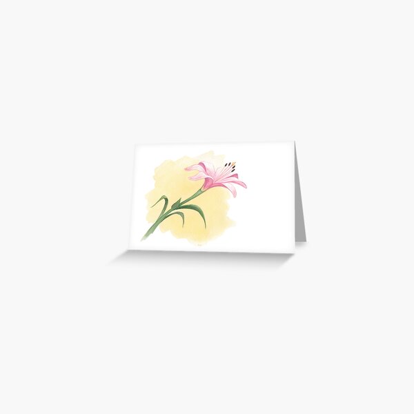 The Last Lily to Bloom Greeting Card