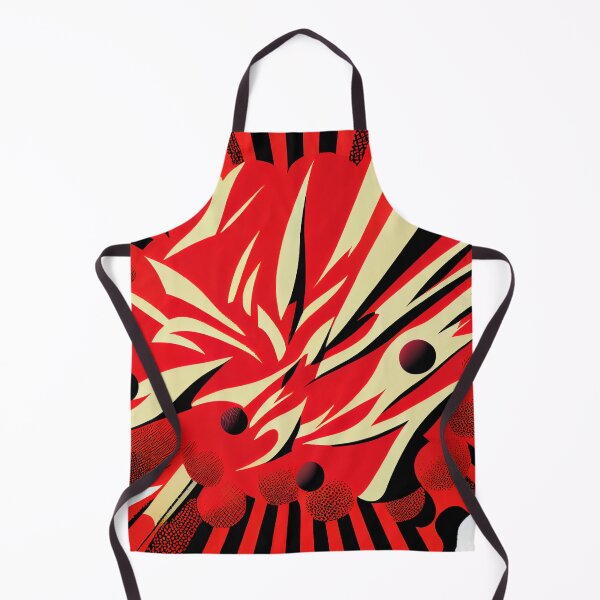 Aperçu de l'œuvre Grand Explosive Cartoon Red Transitional Pattern Digital Painting créée et vendue par CodeAndColors.