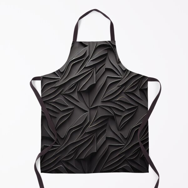 Item preview, Black Rough Modern Pattern Digital Painting designed and sold by CodeAndColors.