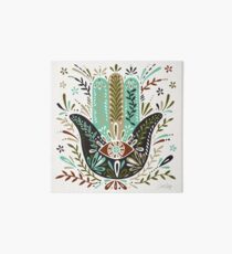 Hamsa Hand – Earth Palette Art Board