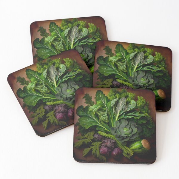 Item preview, A Harvest of Garden Greens Digital Painting designed and sold by CodeAndColors.