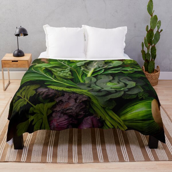 Artikelvorschau, A Harvest of Garden Greens Digital Painting entworfen und verkauft von CodeAndColors.