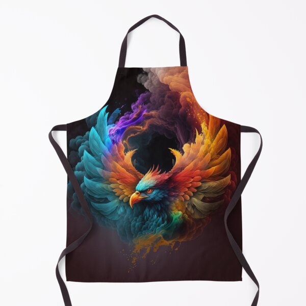 Item preview, Fenix - Feniks in Cloud of Rainbow Smoke designed and sold by AdamesArtStudio.