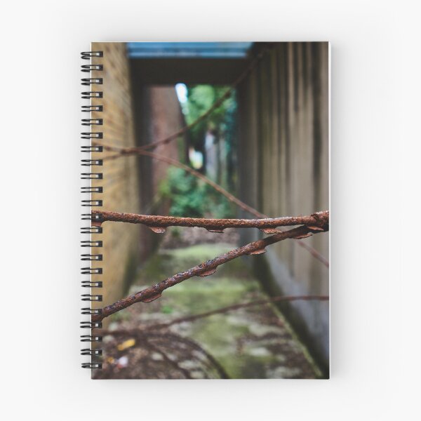 Item preview, Urbex Photography | passage with barbed wire designed and sold by Cora Wirth.