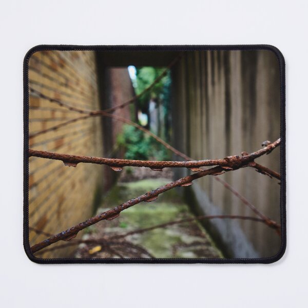 Item preview, Urbex Photography | passage with barbed wire designed and sold by Cora Wirth.