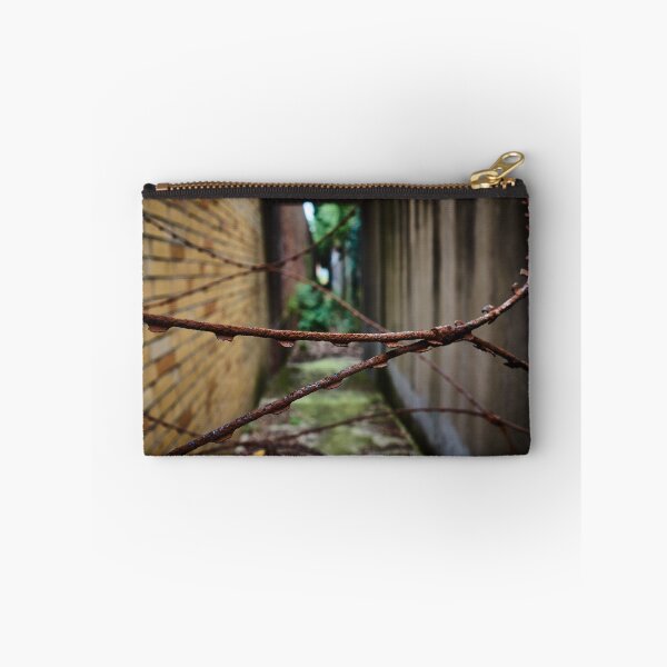 Item preview, Urbex Photography | passage with barbed wire designed and sold by Cora Wirth.