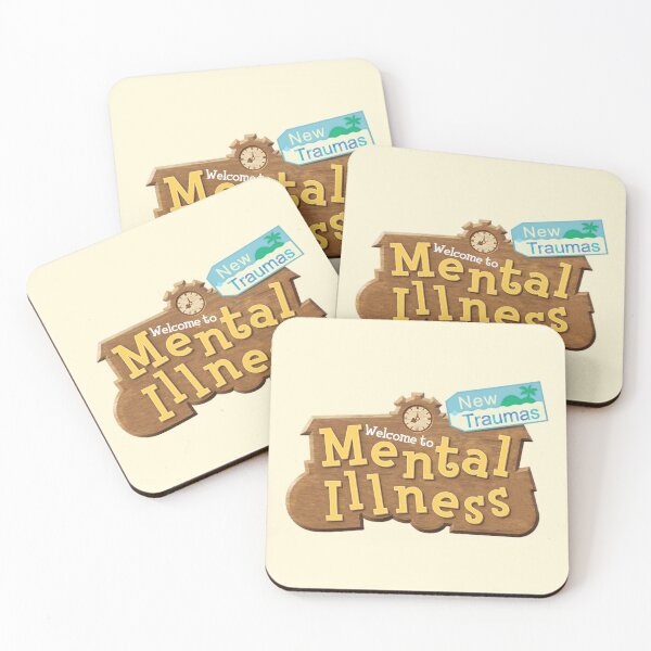 Item preview, Welcome To Mental Illness New Traumas Logo Parody designed and sold by everything4eva.