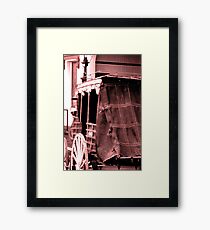 Coach at Rest Framed Print