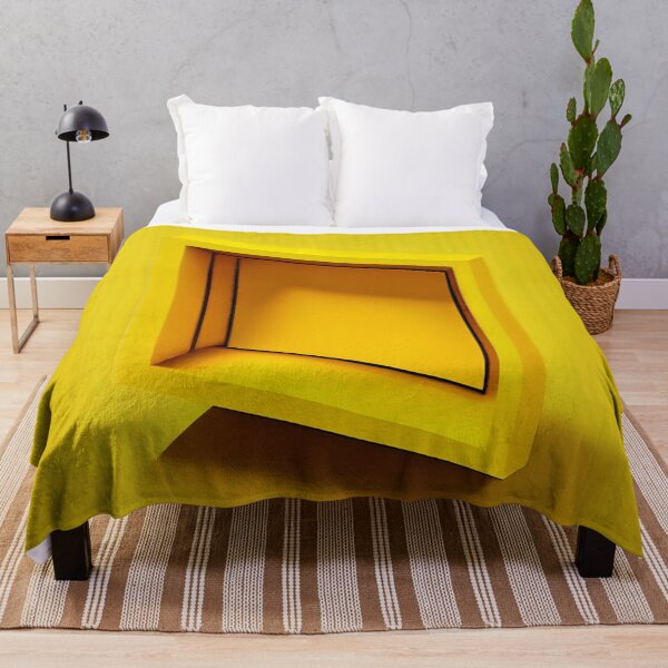 Item preview, A Familiar Yellow Square Digital Painting designed and sold by CodeAndColors.