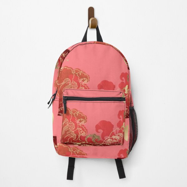 Item preview, Kimono art with goldfish and wave designed and sold by Wa Wonder.