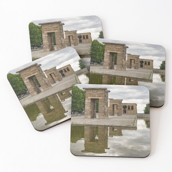 Item preview, Moody Madrid - Temple Of Debod Reflected Under Ominous Skies designed and sold by Georgia Mizuleva.