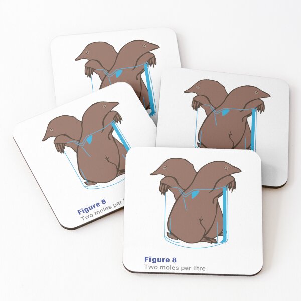 Item preview, Two moles per litre - pun meme designed and sold by Rzera-.