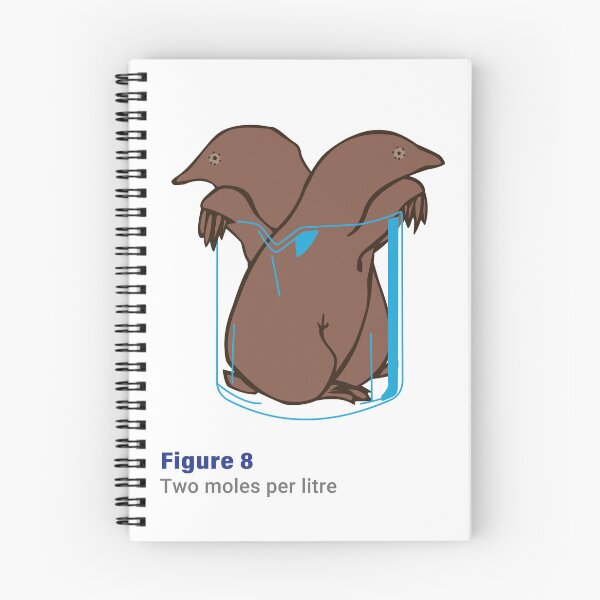 Item preview, Two moles per litre - pun meme designed and sold by Rzera-.