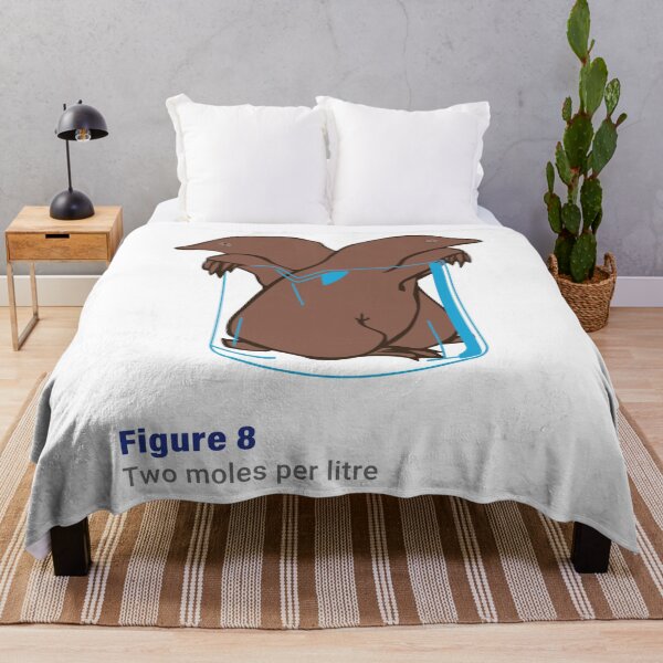 Item preview, Two moles per litre - pun meme designed and sold by Rzera-.