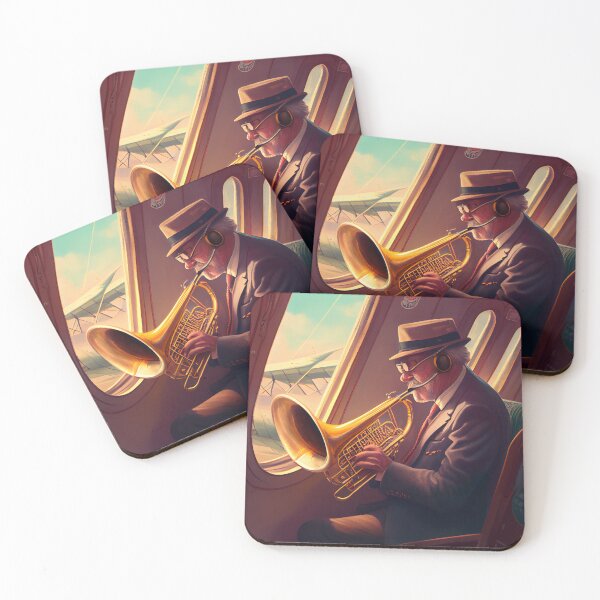 Item preview, A Jaunty Tune on A High Flight Digital Painting designed and sold by CodeAndColors.