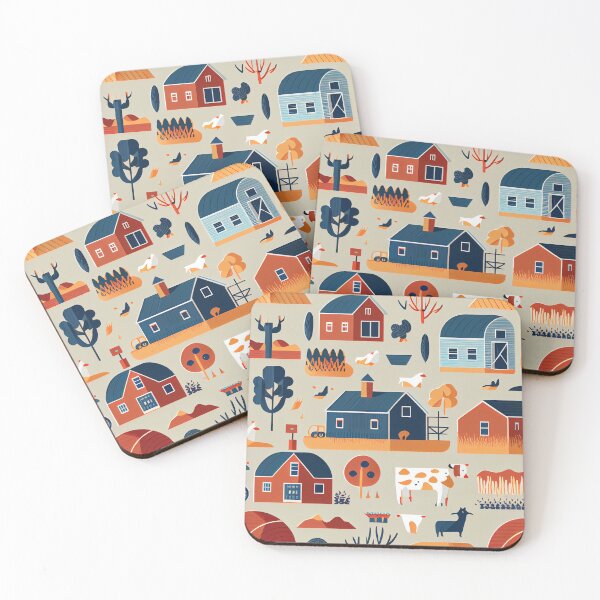 Item preview, Minimal Flat Country Pattern Digital Painting designed and sold by CodeAndColors.