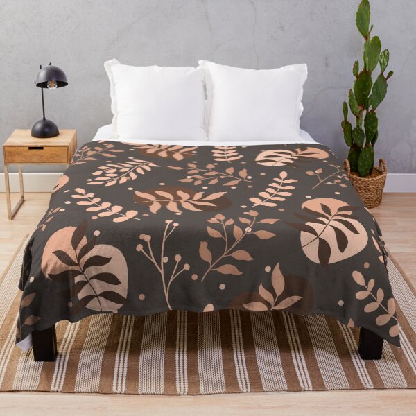 Item preview, Abstract and Minimalistic Tropical Forest (brown) designed and sold by Dorina Larsdotter.