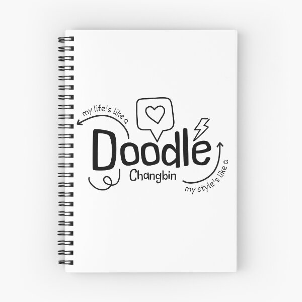 Item preview, Changbin - Doodle (black&white) designed and sold by smallkore.