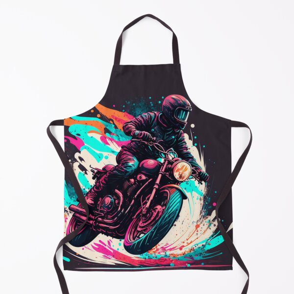 Item preview, The Rider synthwave colorful vector vintage design designed and sold by Grado-kens.