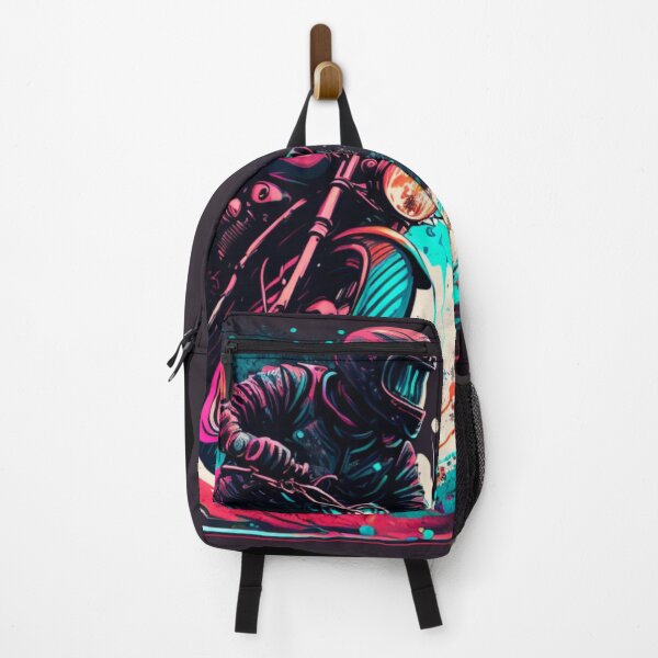 Item preview, The Rider synthwave colorful vector vintage design designed and sold by Grado-kens.