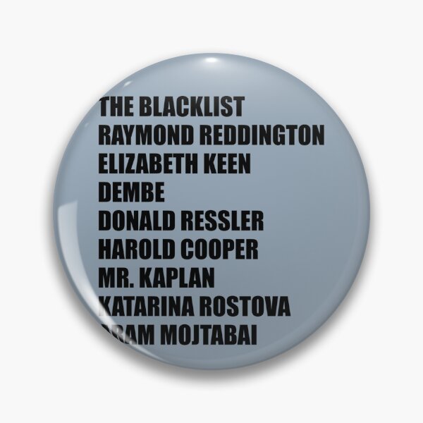 Item preview, Popular Blacklist Characters   designed and sold by Lenny7eckow-L.