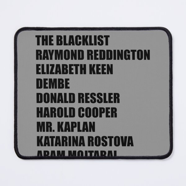 Item preview, Popular Blacklist Characters designed and sold by Lenny7eckow-L.