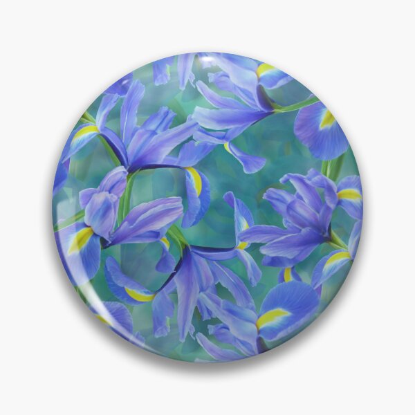 Item preview,  Blue Iris Repeated Pattern Seamless Design  designed and sold by Tina Veenstra.
