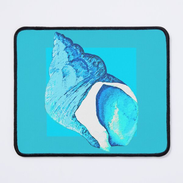 Item preview, Whelk shell in turquoise designed and sold by LisaLeQuelenec.