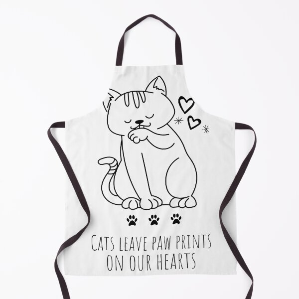 Item preview, Cats leave paw prints on our hearts designed and sold by GJ-Creations.
