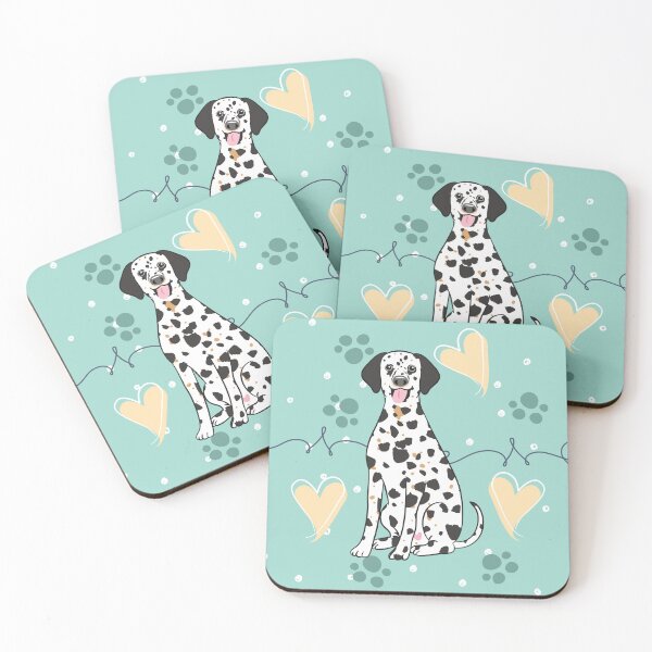 Item preview, LOVE Dalmatian - Black Tricolor 2 designed and sold by Lulupainting.