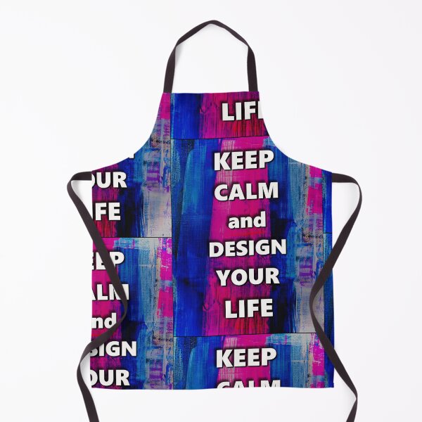 Item preview, abstract art - keep calm and design your life pink blue designed and sold by AUEROCHSE.