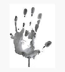 Giant Handprint Photographic Print