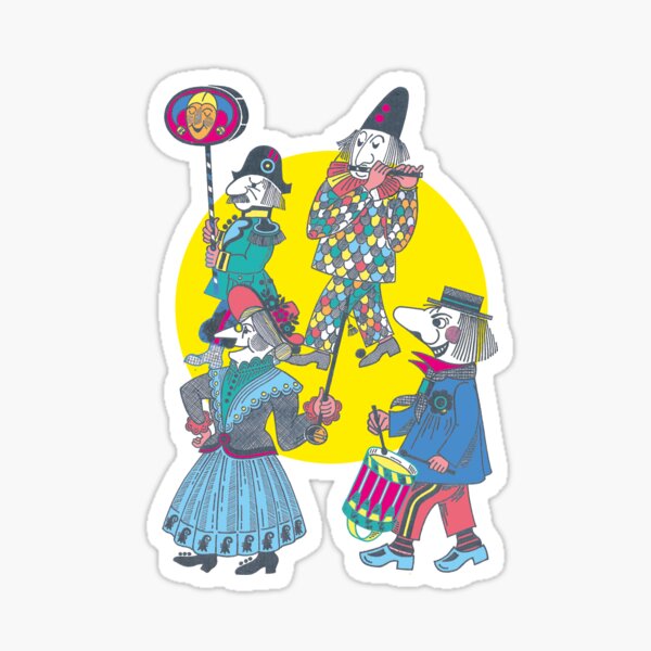 Item preview, Basel carnival with Waggi's old aunt Harlequin Altfrangg designed and sold by Mauswohn.