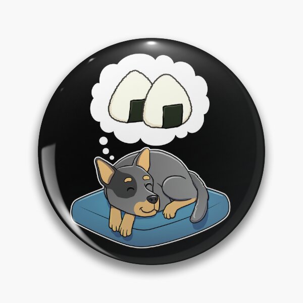 Item preview, Australian Cattle Dog dreaming about Rice Balls designed and sold by DoggieDelights.