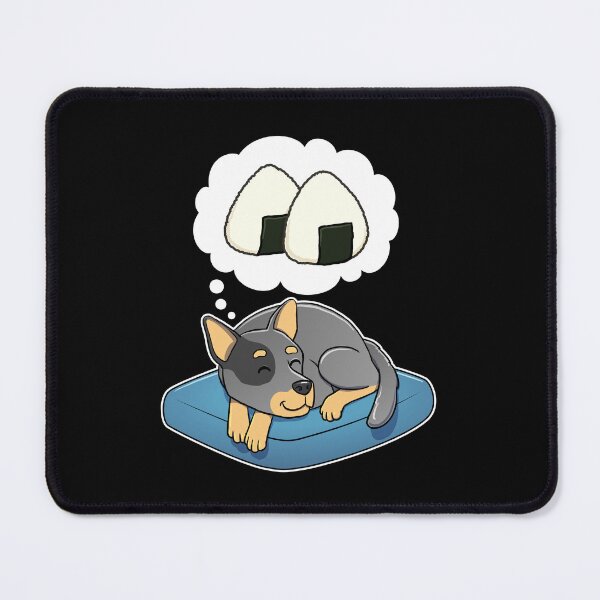 Item preview, Australian Cattle Dog dreaming about Rice Balls designed and sold by DoggieDelights.