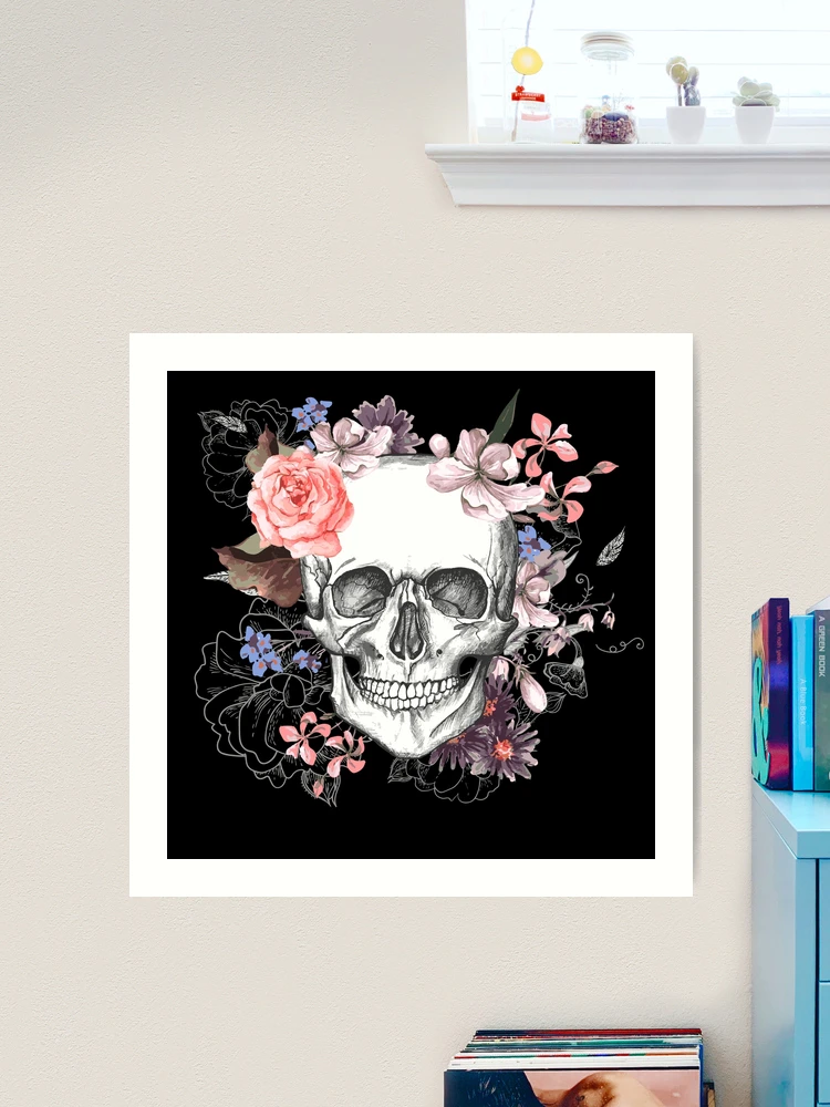 ジグソーパズル SKULLS & FLOWERS BLUE SIGNAL 8148ru1fTjL._AC_UF894,