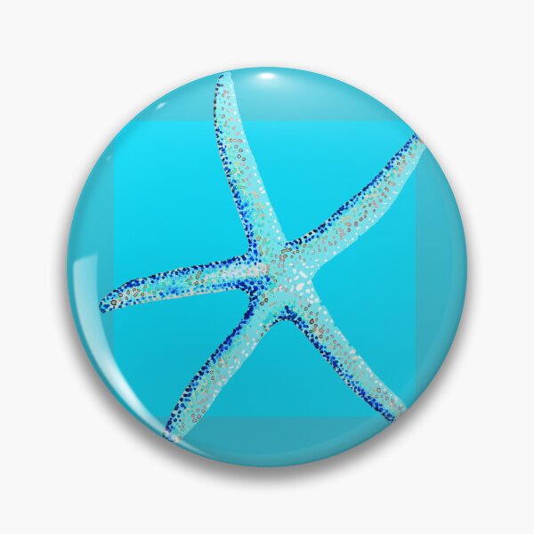 Item preview, Starfish in turquoise designed and sold by LisaLeQuelenec.