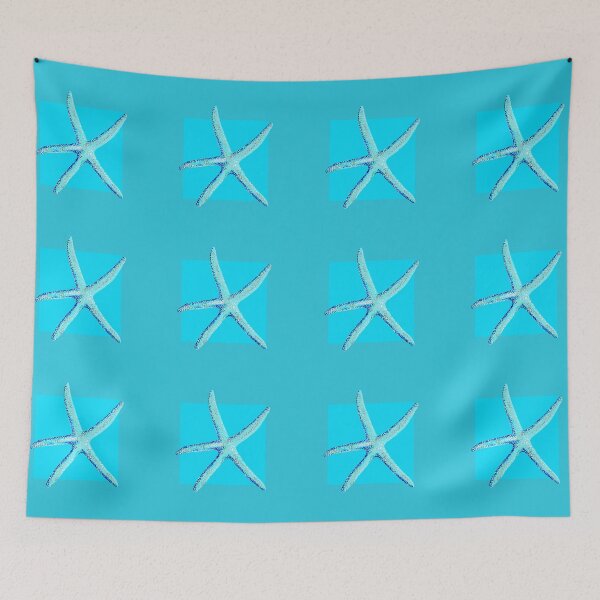 Item preview, Starfish in turquoise designed and sold by LisaLeQuelenec.