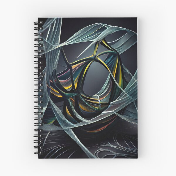 Item preview, Equal Ribbons Spider Web Digital Painting designed and sold by CodeAndColors.