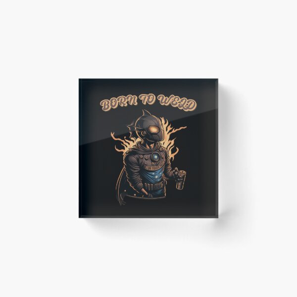 Item preview, Born to Weld Cartoon Welder Gift designed and sold by Cr4ftyCreations.