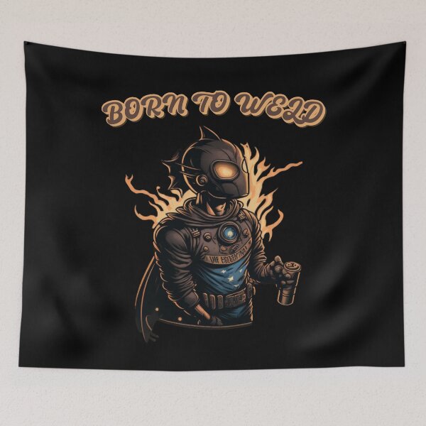 Item preview, Born to Weld Cartoon Welder Gift designed and sold by Cr4ftyCreations.